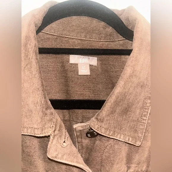 Jjill Brown Jean Jacket - Picture 2 of 4